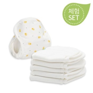 무루 2단계 대형 체험세트(방수커버 1장+땅콩기저귀 5장)
