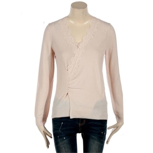  SISLEY 레이스 장식 니트_SAKP03711