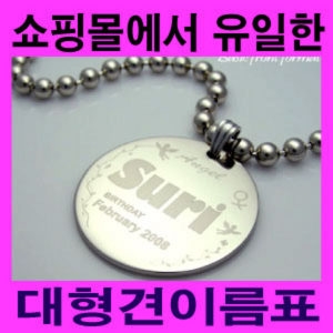 왕따 3D 은색 인식표