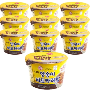  맛있는 오뚜기 컵밥 양송이 비프카레밥 280g[10개]