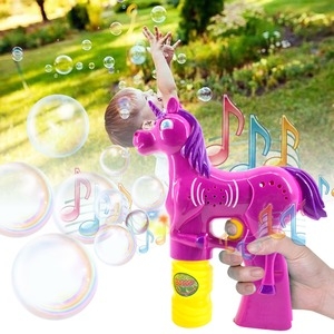 매직유니콘 자동 버블건 머신 비누방울 놀이