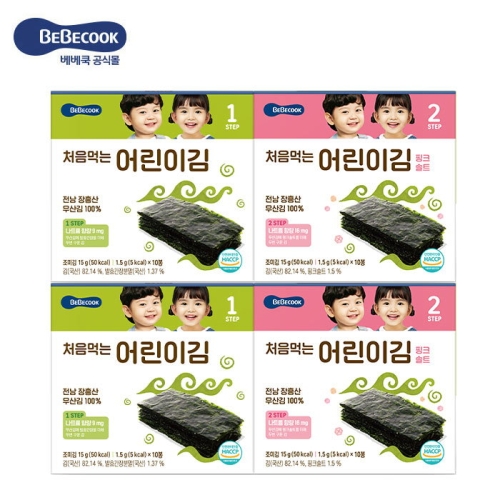 베베쿡 처음먹는 어린이김 복합구성 15g