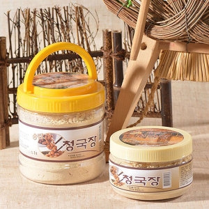  해든마을 국내산 자연발효 청국장가루 300g 2병 한세트
