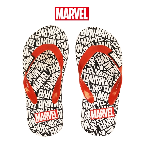 마블 로고블랙 쪼리 아동부터 빅사이즈 비치샌들 슈즈
