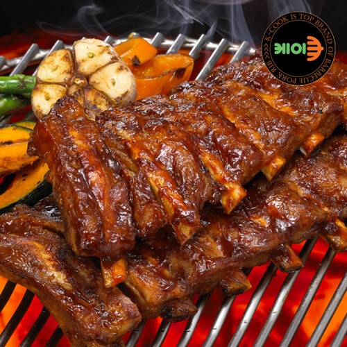 케이엔씨푸드  케이쿡 바베큐폭립 400g + 매콤폭립 400g