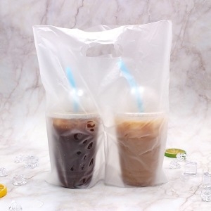 이룸팩  2구 무지 비닐 컵캐리어