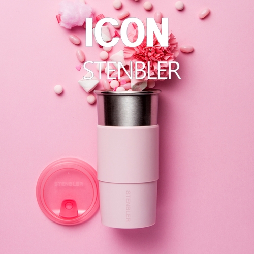 텀블러 스텐텀블러 스텐블러 아이콘 650ml 체리블라썸 보틀 스텐