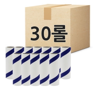 명강산업  사선컷팅 테이프크리너 대용량리필 90회30롤