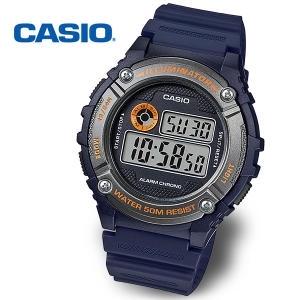 카시오 전자 학생시계 군인시계 W-216H-2BVDF