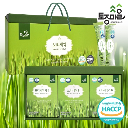 토종마을 HACCP인증 국산 새싹보리환 선물세트