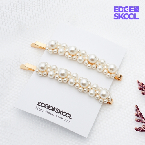 엣지스쿨 진주 꽃망울 헤어핀_KH0348