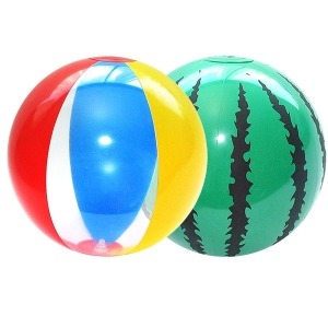 삼색 비치볼 물놀이 장난감 어린이선물 탱탱볼 스폰지
