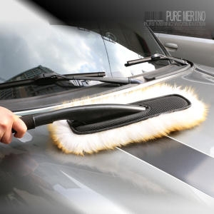 천연양모 먼지털이개 자동차용 차량용 퓨어메리노 울더스터