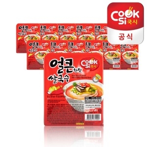정우종합유통  한스코리아공식 쿡시쌀국수 얼큰한맛 12개