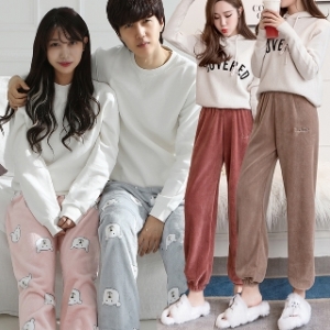 디즈니 공용 밍크 수면 파자마 하의