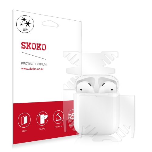 스코코  갤럭시 버즈 유광 전신 외부보호필름