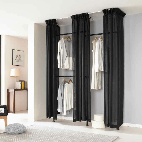 엘리시아  이지온 드레스룸 시스루 커튼행거 EOB-S313