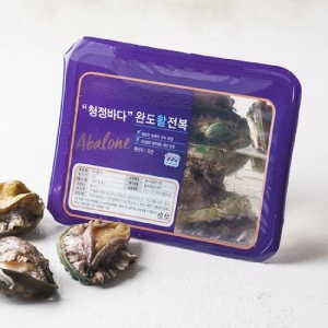 행복한전복  완도 활 전복 대 11미 750g