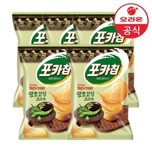오리온  포카칩 땡초 간장소스맛 66g [5개]