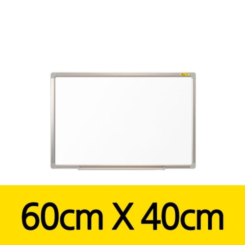 무광화이트보드 60x40cm 알루미늄프레임/두문/솔로몬