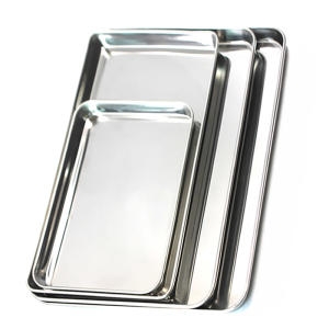 리빙다이닝키친 스텐 직사각쟁반 1호