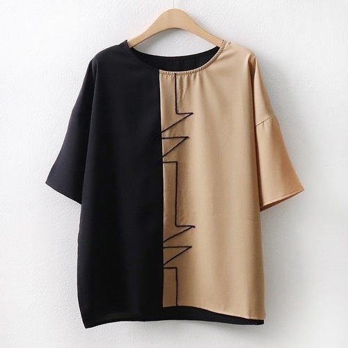 아이우먼 유니크자수블라우스 WC5184M907 빅사이즈