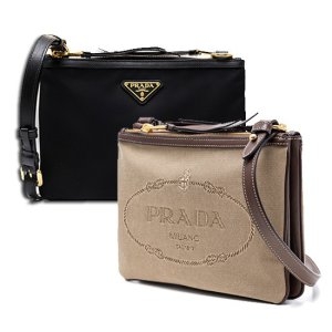 프라다 더블 지퍼 크로스백_1BH046 2E8K F0216