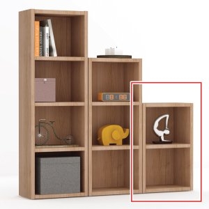 프라임 오크 2단 미니책장 완제품배송공간박스책꽂이
