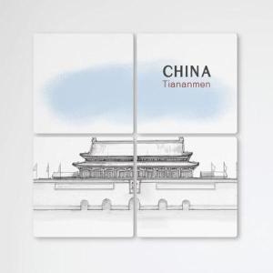 디버거  바보사랑 멀티액자_중국천안문