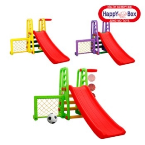 플레이 미끄럼 3 in 1 축구대 세트