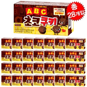 롯데제과 ABC 초코 쿠키 50g[28개]