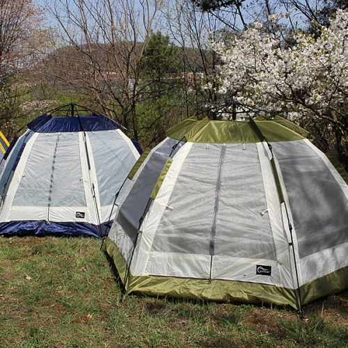 아이디인더스트리  알뜨리 원터치 육각그늘막텐트 에쉬넷