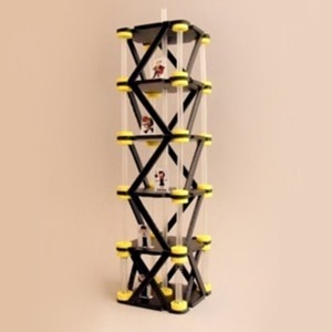 지진의 안전한 건물모형 만들기 5인 세트