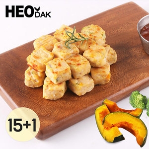 허닭  닭가슴살 큐브 담백한맛 100g [16개] 상품이미지