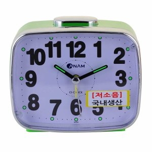 아남  탁상시계 국산시계 네모시계 알람시계 K004