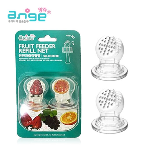 앙쥬 과즙리필망 2P 유아 이유식기 치발