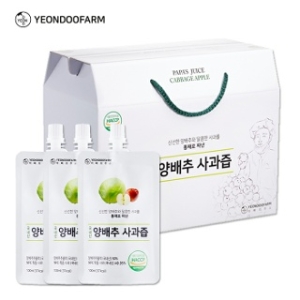연두팜 유기농 양배추사과즙 100ml 40개입