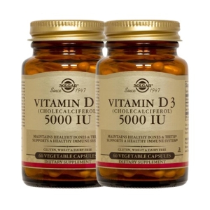  솔가 비타민 D3 콜레칼시페롤 5000IU 60베지캡슐 [2개]
