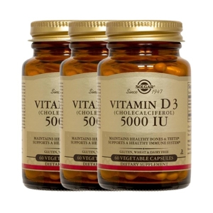  솔가 비타민 D3 콜레칼시페롤 5000IU 60베지캡슐 [3개]