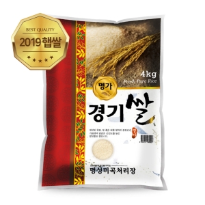 명성미곡처리장  2019 명가 경기쌀 4kg [1개]
