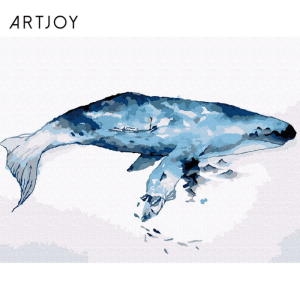 아트조이  DIY 명화그리기 푸른 고래 40x30cm