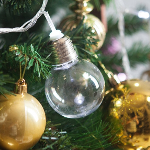 플라워트리  고이도 LED 30P 백열전구 투명6cm 건전지전구 TRDELB