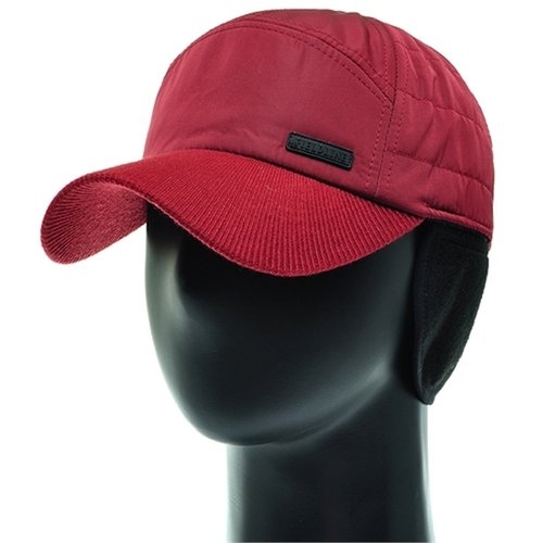 플릭앤플록 더그레이 니트챙 패딩 귀달이 골프 방한 캡모자 HCO05