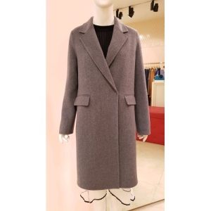  OZOC 기본핏 심플 핸드메이드 롱코트_715-97394