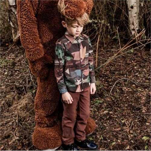 FRED GINGER MAN 멀티셔츠 FGB3ASHK819-DBR_4040657