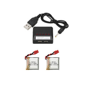 카론슨  SYMA 미니드론 X26 전용 배터리 2개+5구충전 드론제외