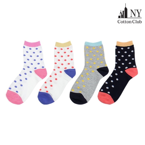 NY코튼클럽 여성 5306 행운오리 중목양말