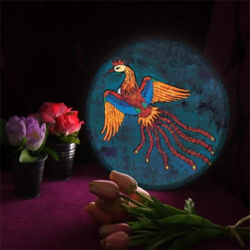 꾸밈  nb800-LED액자25R_전통풍수동물