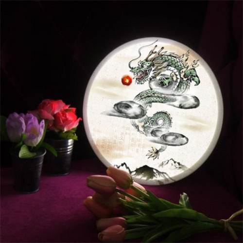 꾸밈  nb818-LED액자25R_승천하는용