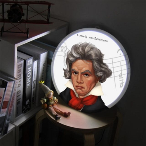 꾸밈  nb894-LED액자35R_세계의음악가들